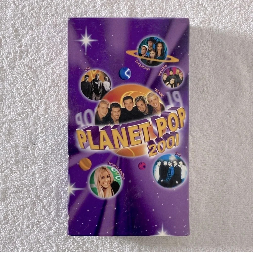 Vintage BMG Planet Pop 2001 VHS Music Video Tape